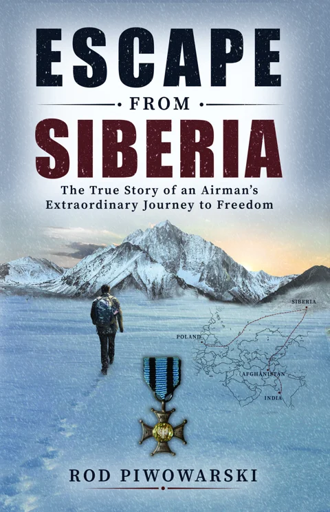 Escape from Siberia book cover, by Rod Piwowarski